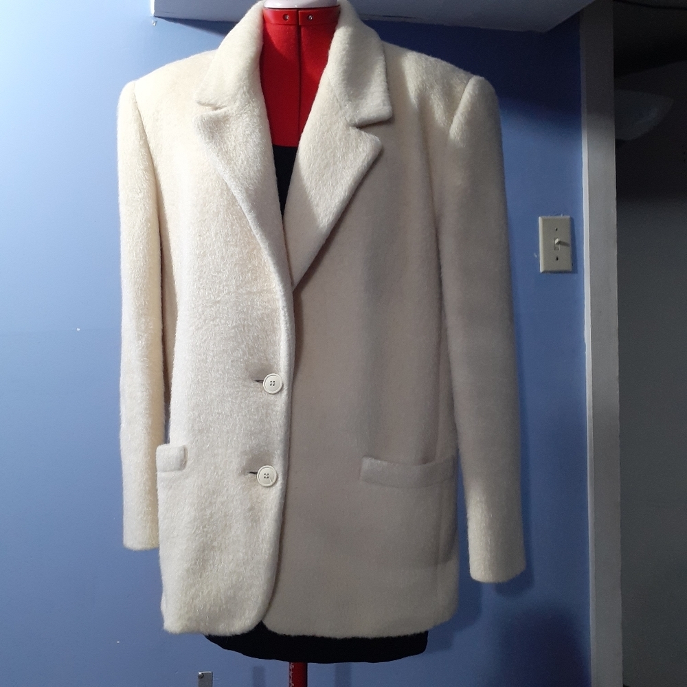 🌈VINTAGE MOHAIR COAT-10
